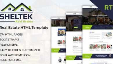 Photo of [Download-S2] Sheltek - Real Estate HTML Template + RTL