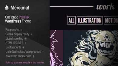 Photo of [Download-S2] Mercurial - One Page Parallax WordPress Theme