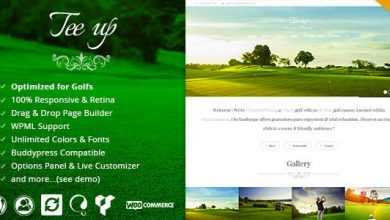 Photo of [Download-S2] Tee Up v2.3.0 - Elegant Golf WordPress Theme