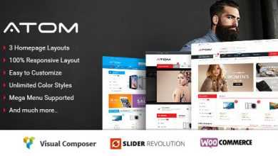 Photo of [Download-S2] Atom - Responsive WooCommerce WordPress Theme