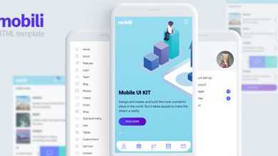 Photo of [Download-S2] Mobili - HTML Mobile Template