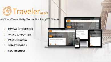 Photo of [Download-S2] Traveler v1.0.7 - Travel/Tour/Booking WordPress Theme