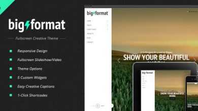 Photo of [Download-S2] BigFormat v1.4.2 - Responsive Fullscreen Wordpress Theme