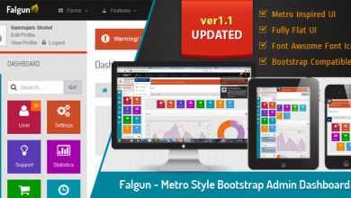 Photo of [Download-S2] Falgun - Themeforest Metro Style Bootstrap Admin