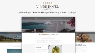 Photo of [Download-S2] Viride - Hotel & Resort Premium HTML template