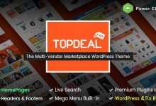 Photo of [Download-S2] TopDeal v1.3.5 - Multipurpose Marketplace WordPress Theme