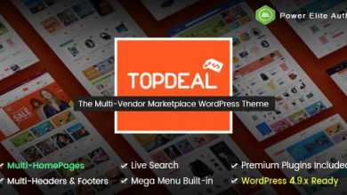 Photo of [Download-S2] TopDeal v1.3.5 - Multipurpose Marketplace WordPress Theme