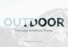 Photo of [Download-S2] Outdoor v1.0.6 - One Page Responsive WordPress Theme