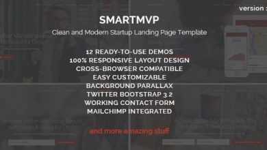 Photo of [Download-S2] SmartMvp - Startup Landing Page Template