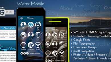 Photo of [Download-S2] Water Mobile - Themeforest Premium HTML Theme