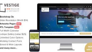 Photo of [Download-S2] Vestige Museum v1.5 - Responsive HTML5 Template