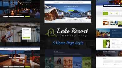 Photo of [Download-S2] Lake Resort - Resort and Hotel HTML Template