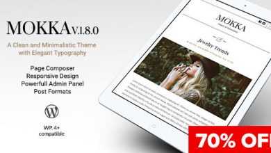 Photo of [Download-S2] Mokka v1.8.0 - Minimal & Elegant WordPress Blog