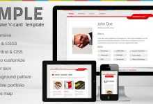 Photo of [Download-S2] Simple V-card Themeforest Template