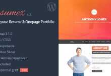 Photo of [Download-S2] ResumeX v4.3 - Multipurpose Resume & One Page Portfolio