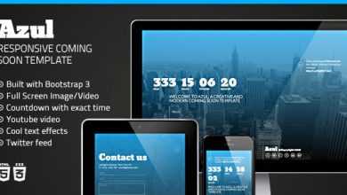 Photo of [Download-S2] Azul - Themeforest Creative Coming Soon Template