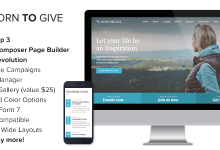 Photo of [Download-S2] Born To Give v1.7.1 - Charity Crowdfunding Theme