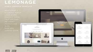 Photo of [Download-S2] Lemonage - Creativemarket HTML Template