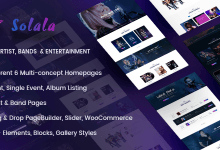 Photo of [Download-S2] Solala Music v3.6 - Music WordPress Theme
