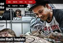 Photo of [Download-S2] Tattoo Studio - Responsive HTML5 Template