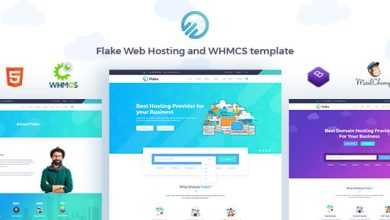 Photo of [Download-S2] Flake - Web Hosting and WHMCS Technology Template
