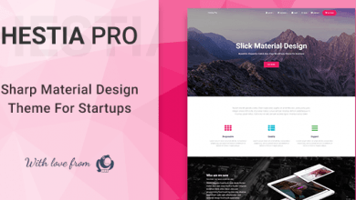 Photo of [Download-S2] Hestia Pro v2.1.0 - Sharp Material Design Theme For Startups