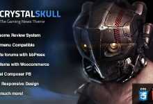 Photo of [Download-S2] CrystalSkull v1.1 - Gaming Magazine WordPress Theme