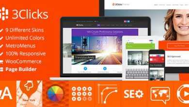 Photo of [Download-S2] 3Clicks v3.10 - Responsive Multi-Purpose WordPress Theme