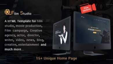 Photo of [Download-S2] Film Studio v2.0 - Movie Production, Film studio HTML Template