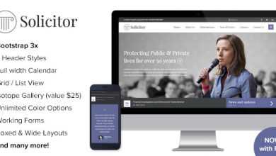 Photo of [Download-S2] Solicitor - Law Business Responsive HTML5 Template