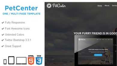 Photo of [Download-S2] Pet Center - Creativemarket Vets HTML5 Template