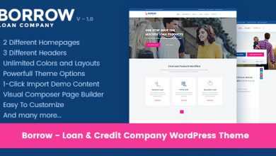 Photo of [Download-S2] Borrow v1.2.0 - Loan Company Responsive WordPress Theme
