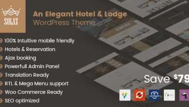 Photo of [Download-S2] Solaz v1.1.5 - An Elegant Hotel & Lodge WordPress Theme