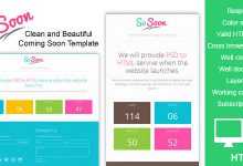 Photo of [Download-S2] SoSoon - Themeforest Clean and Beautiful Coming Soon Template