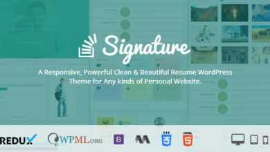 Photo of [Download-S2] Signature v1.0.3 – Responsive CV / Resume WordPress Theme