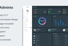 Photo of [Download-S2] Adminto v1.4 - Responsive Admin Dashboard