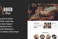 Photo of [Download-S2] Barber Shop - Responsive Hairdresser, Barber, Hair Salon, Shave Site Template