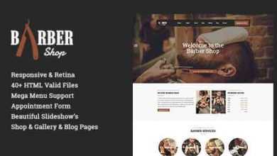 Photo of [Download-S2] Barber Shop - Responsive Hairdresser, Barber, Hair Salon, Shave Site Template