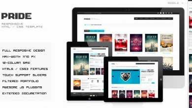 Photo of [Download-S2] PRIDE v1.2 - Responsive HTML Template