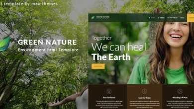 Photo of [Download-S2] Green Nature v1.0 - Environmental HTML Template