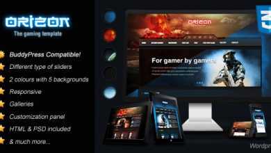 Photo of [Download-S2] Orizon v3.0 - Themeforest The Gaming Template WP version