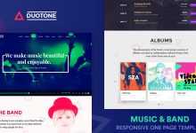 Photo of [Download-S2] Duotone v1.1 - Music & Band Responsive Website Template