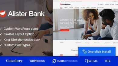 Photo of [Download-S2] Alister Bank v1.0.7 - Credits & Banking Finance WordPress Theme