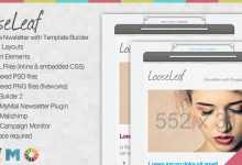 Photo of [Download-S2] Loose Leaf - Responsive Newsletter with Template Builder