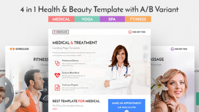 Photo of [Download-S2] Medical, Spa, Yoga & Fitness Landing Page Template