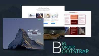 Photo of [Download-S2] BIG Border - Creative One Page Parallax Bootstrap Template