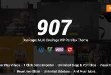 Photo of [Download-S2] 907 v4.0.21 - Responsive WP One Page