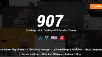 Photo of [Download-S2] 907 v4.0.21 - Responsive WP One Page