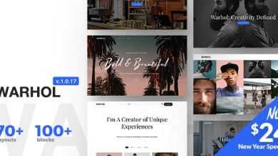 Photo of [Download-S2] Warhol v1.0.18 - Responsive Multipurpose Theme for Creatives
