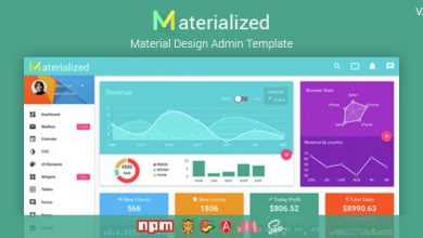Photo of [Download-S2] Materialize v3.0 - Material Design Admin Template